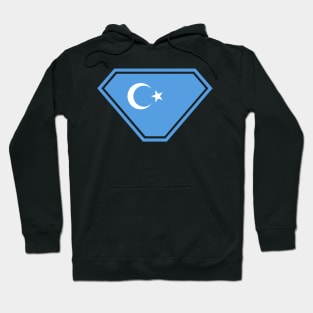 Kokbayraq (Uyghurs) SuperEmpowered Hoodie